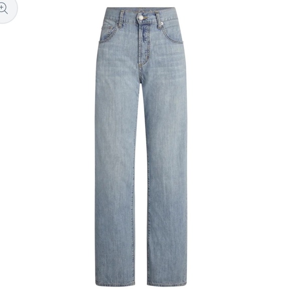 Daily Blue MOOD in Echo Wash Rigid Relaxed Straight Leg Denim Jean AG NEW $313 - Picture 12 of 16